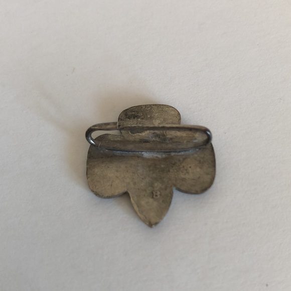 Vintage Girl Scout Collapsable Aluminum Cup And Pin With Safety Pin Clasp - Picture 12 of 15